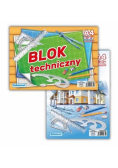 Blok techniczny A4/10K biały (10szt)