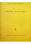 Umowa dostawy autograf autora