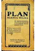Plan miasta Wilna 1920r