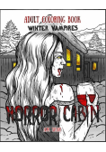 Adult Coloring Book Horror Cabin