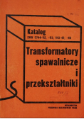 Transformatory spawalnicze i przekształtniki uzupełnienie