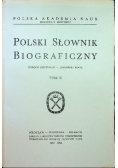 Polski Słownik Biograficzny Tom X Reprint z ok 1964 r.