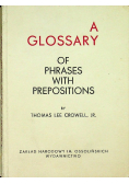 A Glossary of Phrases with Prepositions