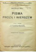 Pisma prozą i wierszem 1921 r