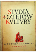 Studia z dziejów kultury polskiej 1949 r.