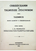 Chrześcijanin w Talmudzie Żydowskim Reprint z 1892 r.
