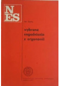 Wybrane zagadnienia z ergonomii