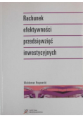 Rachunek efektywności przedsięwzięć inwestycyjnych