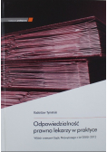 Odpowiedzialność prawna lekarzy w praktyce