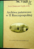 Archiwa państwowe w II Rzeczypospolitej