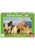 Puzzle 200 Konie - rodzinne zdjęcie G3