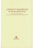Zwroty badawcze w humanistyce