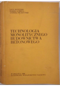 Technologia monolitycznego budownictwa betonowego