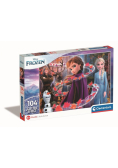Puzzle 104 Brokat Frozen 2 Glitter