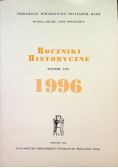 Roczniki historyczne rocznik LXII 1996