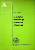 Architekci wczesnego renesansu włoskiego