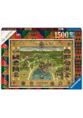 Puzzle 1500 Mapa Hogwartu
