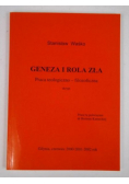 Geneza i rola zła praca teologiczno-filozoficzna