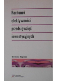 Rachunek efektywności przedsięwzięć inwestycyjnych