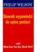 Słownik wypowiedzi do opisu postaci