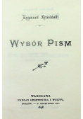 Krasiński Wybór pism reprint z 1898 r