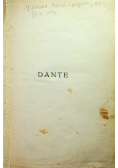 Dante i inne szkice literackie 1921 r