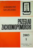 Przegląd zachodniopomorski Tom 1
