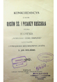 Konkordacya z dzieł Ojców ŚŚ i Pisarzy Kościoła 1908r