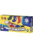 Farby Plakatowe 8 kolorów 20ml ASTRA