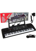 Keyboard z mikrofonem czarny
