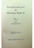 Insegnamenti di Giovanni Paolo II tom VI część 1 1983