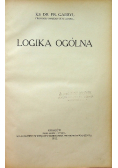 Logika ogólna 1912 r.