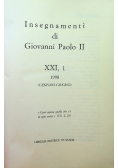 Insegnamenti di Giovanni Paolo II XXI część 2 1998