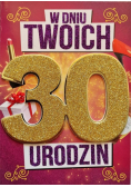 Karnet Urodziny 30 damskie