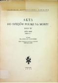 Akta do dziejów polski na morzu