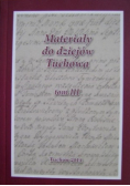Materiały do dziejów Tuchowa Tom III