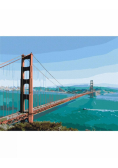Malowanie po numerach - Golden gate 40x50cm