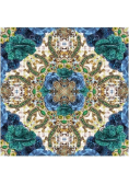 Karnet kwadrat z kopertą Blue Precious Rose