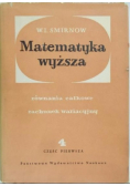 Matematyka wyższa 4 Część  I