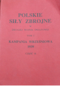 Polskie Siły Zbrojne w drugiej wojnie światowej Tom 1 Część 2