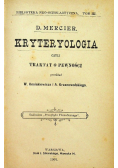 Kryteryologia czyli traktakt o pewności 1901 r.