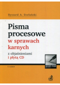 Pisma procesowe w sprawach karnych z objaśnieniami