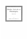 Quaker Arrivals at Philadelphia, 1682-1750