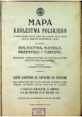 Mapa Królestwa Polskiego ok 1912 r.
