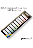 Zakładki indeksujące 12x44mm 10x20szt papierowe