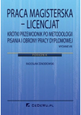 Praca magisterska Licencjat