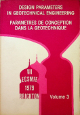Design Parameters in Geotechnical Engineering, Volume  3 Discussion