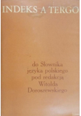Indeks a tergo do słownika języka polskiego