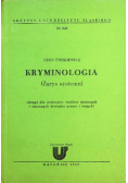 Kryminologia ( zarys systemu )