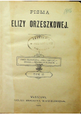 Pisma Elizy Orzeszkowej tom II 1899 r.